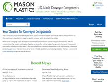 Tablet Screenshot of masonplastics.com